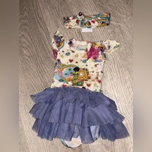 Posh Peanut Rainbow and Unicorn Diaper Cover Set